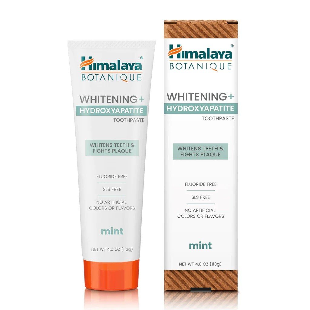 Himalaya Herbals Whitening+ Hydroxyapatite Toothpaste 4 oz Paste