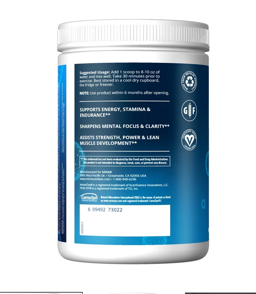 MRM (Metabolic Response Modifiers) Driven Preworkout Blood Orange 350 g Powder