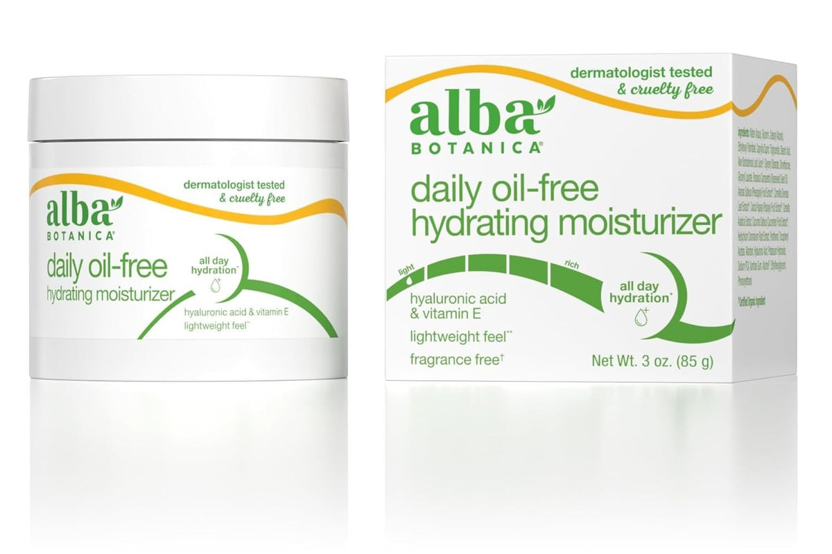 Alba Botanica Daily Oil-Free Hydrating Moisturizer 3 oz Cream
