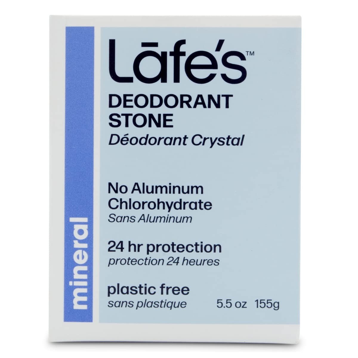 Lafe&#39;s Natural Bodycare Lafe&#39;s Natural Crystal Stone Large w/ Dish 6 oz Stone