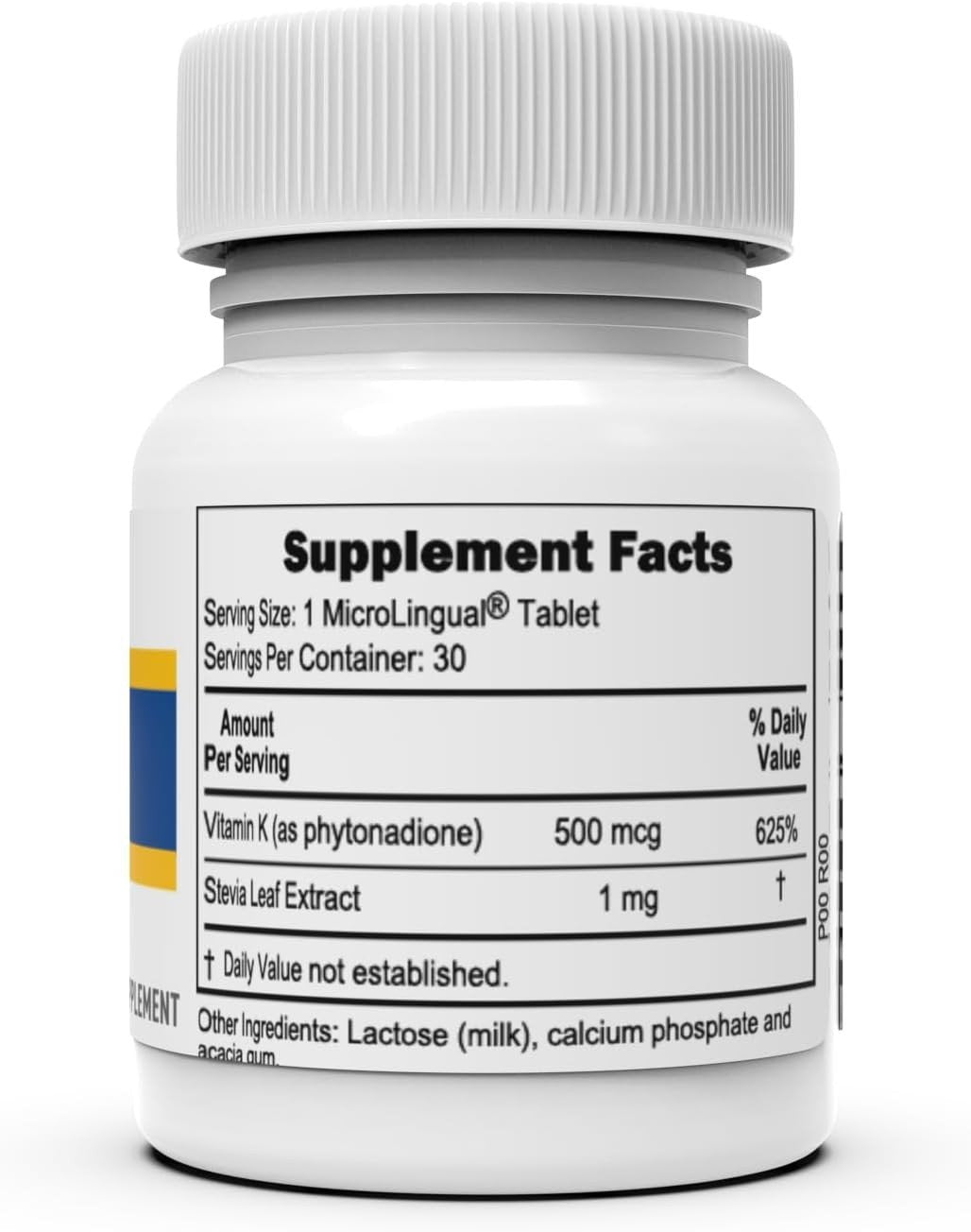 Superior Source Vitamin K1 500 mcg (Phytonadione) 30 Sublingual Tablet