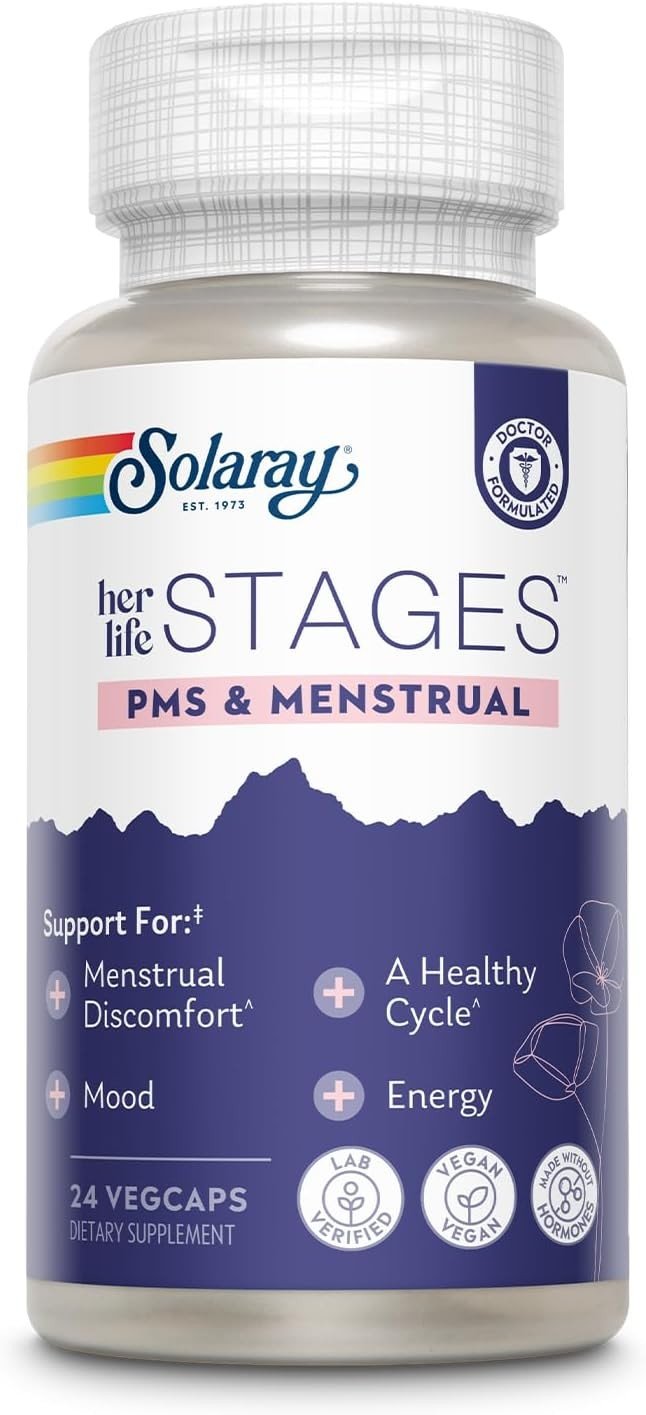 Solaray Her Life Stages PMS &amp; Menstrual 24 VegCap