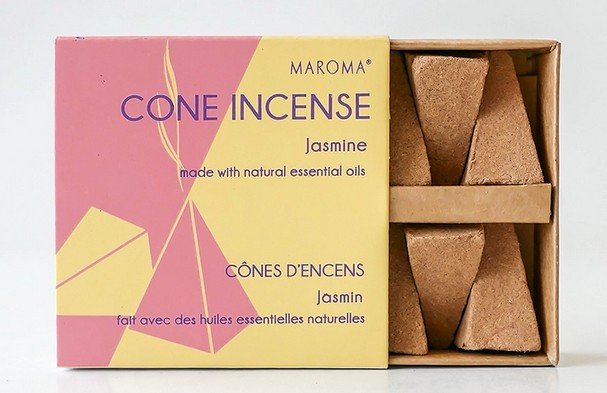 Maroma EDA Incense Cone Jasmine 10 Cone