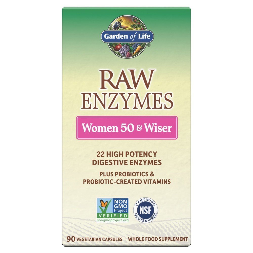 Garden of Life Raw Enzymes Women 50 & Wiser 90 VegCap