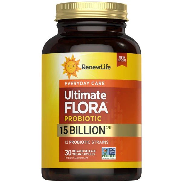 Renew Life Ultimate Flora Everyday Probiotic 15 Billion 30 VegCap