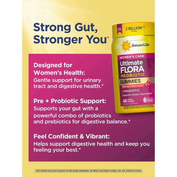 Renew Life Women's Care Gummy 48 Gummy