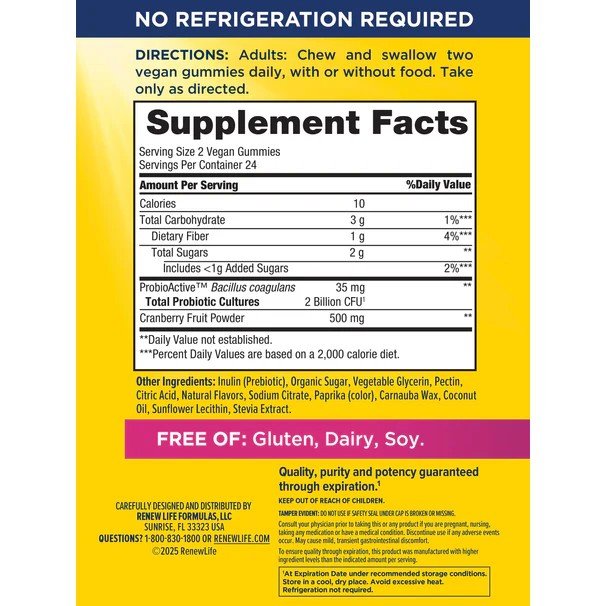 Renew Life Women's Care Gummy 48 Gummy