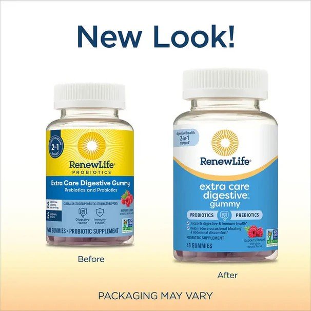 Renew Life Extra Care Digestive Gummy 48 Gummy