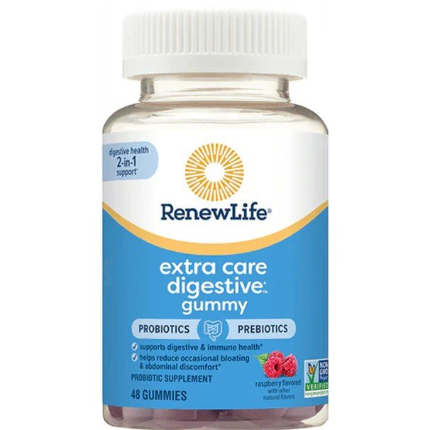 Renew Life Extra Care Digestive Gummy 48 Gummy