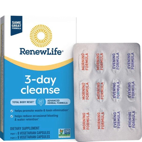 Renew Life 3-Day Cleanse 2-Part Kit Capsule