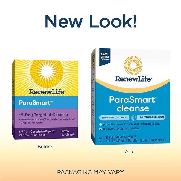Renew Life PARASmart Cleanse 90 Liquid Capsule