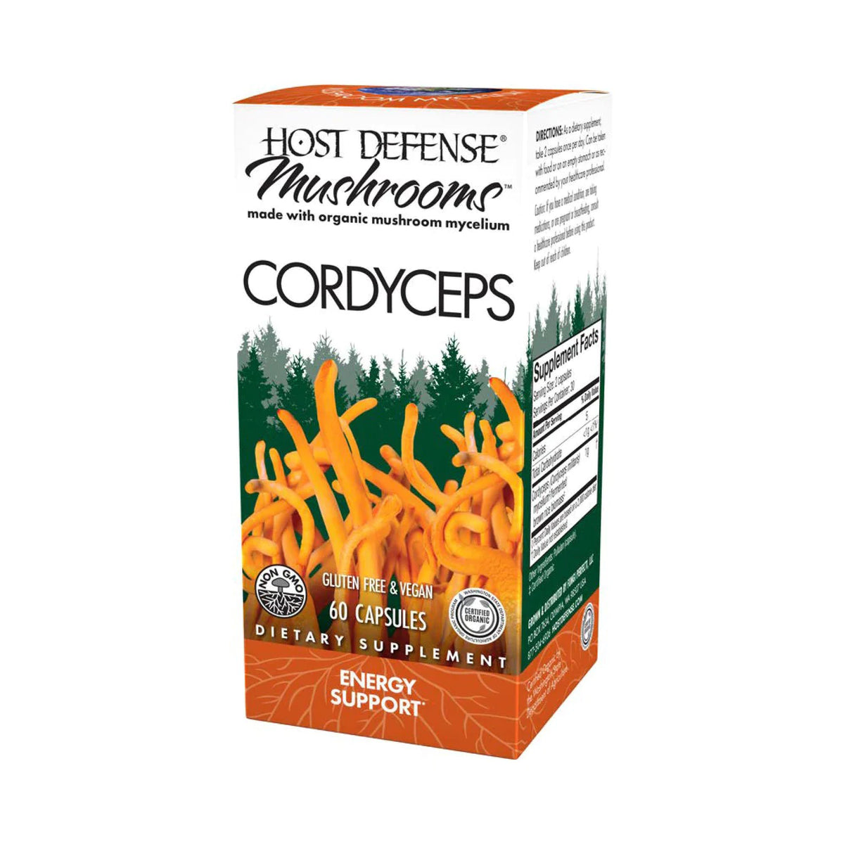 Fungi Perfecti/Host Defense Cordyceps 60 Capsule