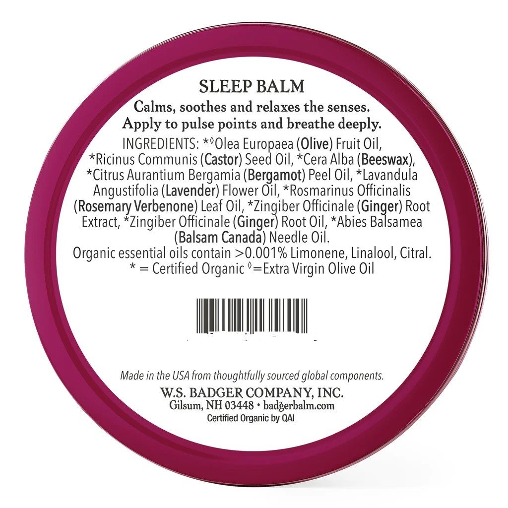 Badger Sleep Balm 0.75 oz Tin