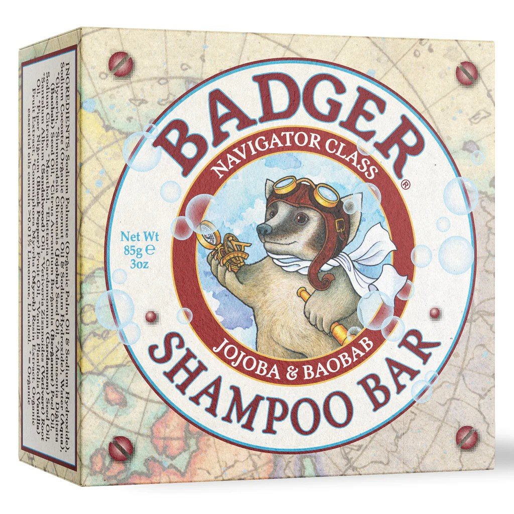 Badger Shampoo Bar 3 oz Bar Soap