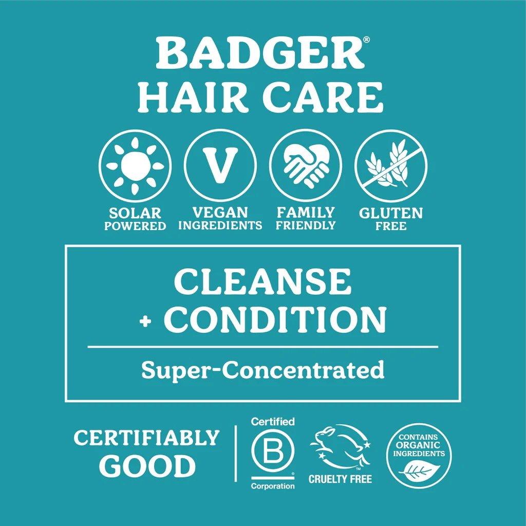 Badger Shampoo Bar 3 oz Bar Soap