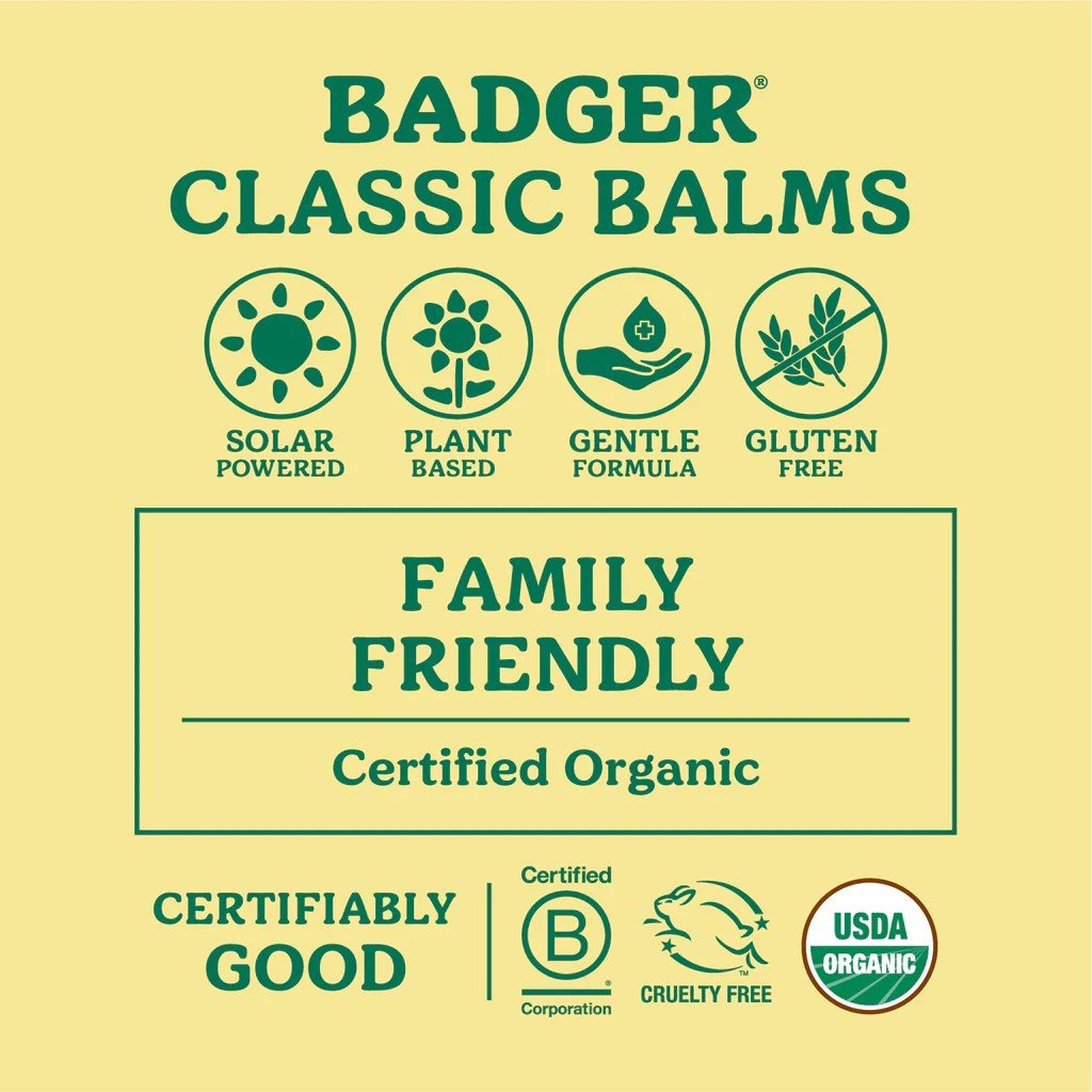 Badger Classic Balm Aromatic Chest Rub 2 oz Tin