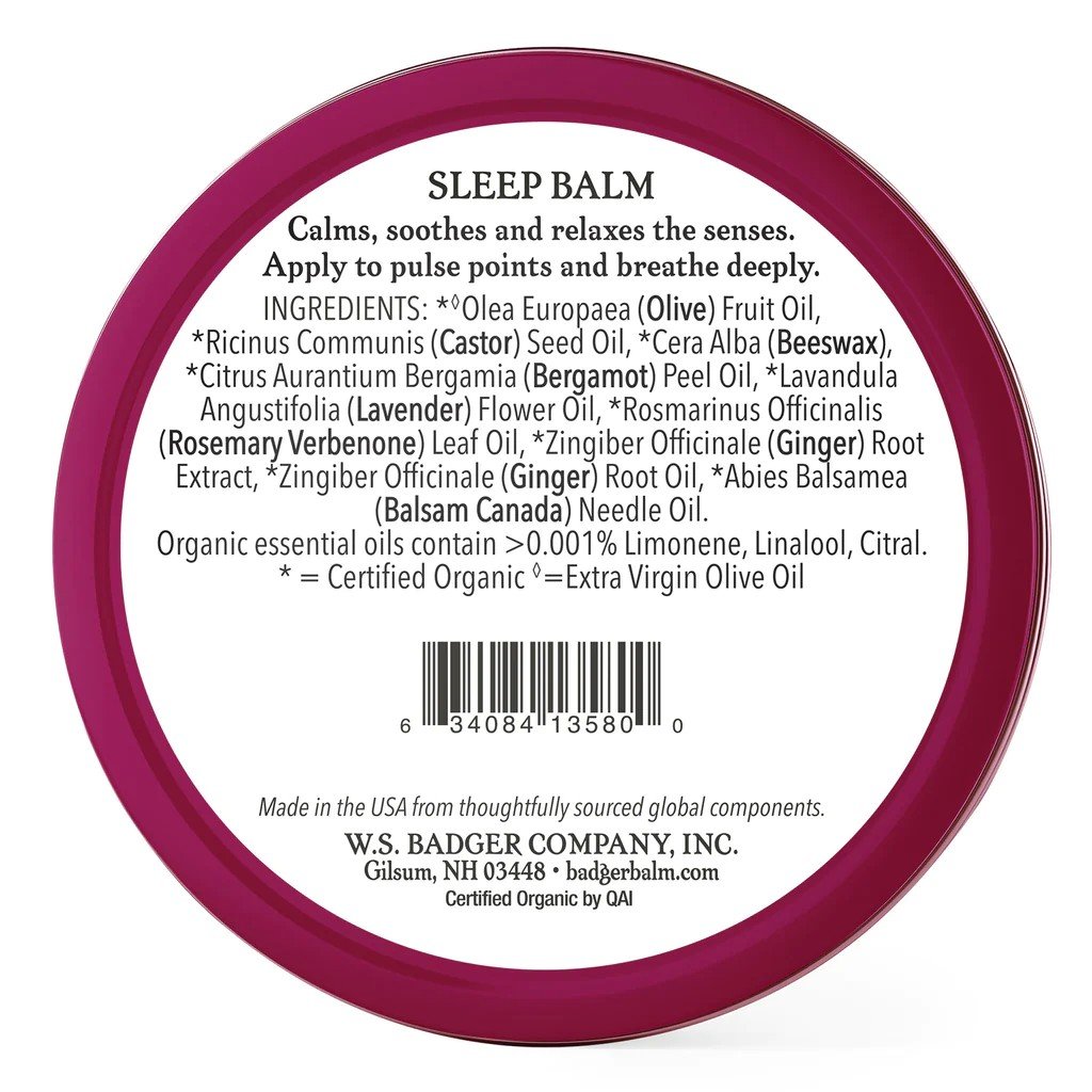 Badger Sleep Balm 2 oz Tin