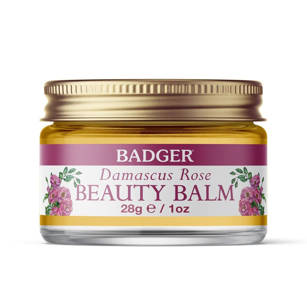 Badger Damascus Rose Beauty Balm 1 oz Balm