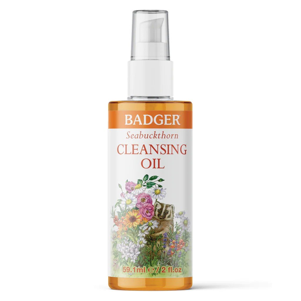 Badger Seabuckthorn Face Cleansing Oil 2 oz Bottle