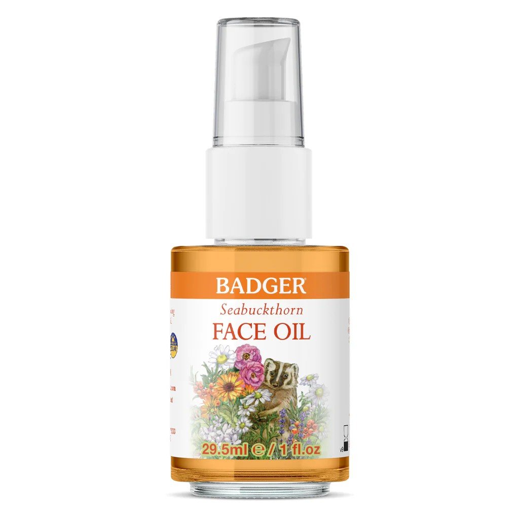 Badger Seabuckthorn Face Oil 1 oz Bottle