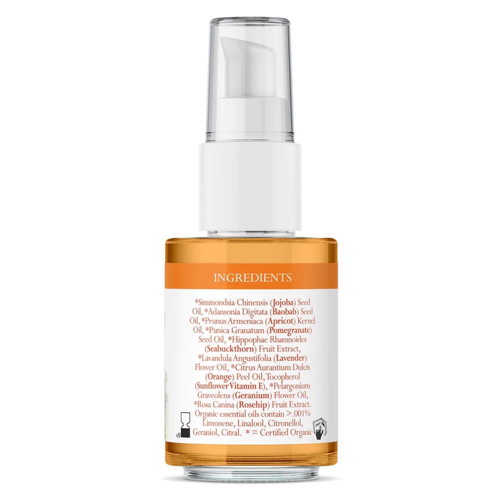 Badger Seabuckthorn Face Oil 1 oz Bottle