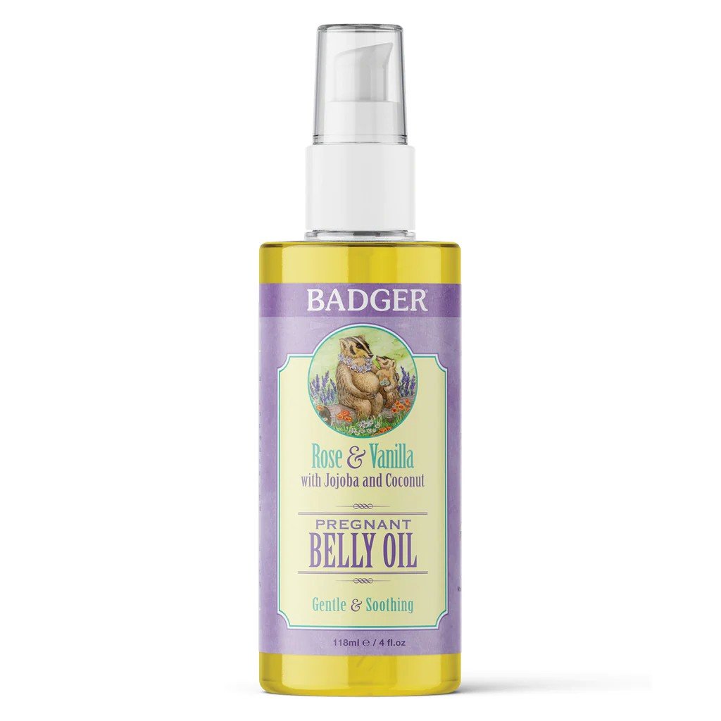 Badger Organic Belly Oil 4 oz Oil