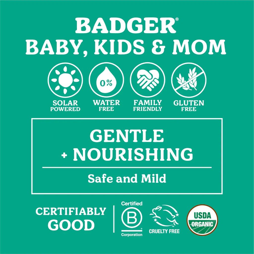 Badger Organic Belly Butter 2 oz Cream