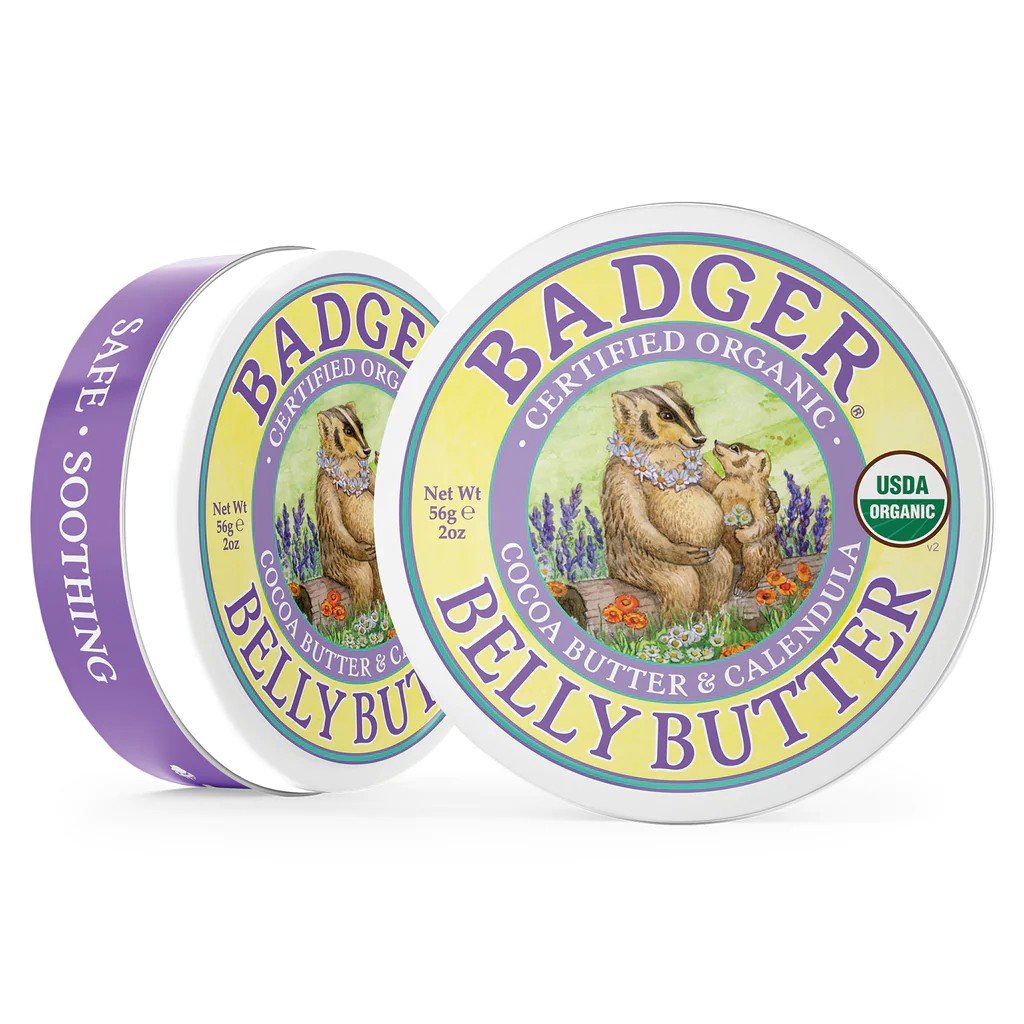 Badger Organic Belly Butter 2 oz Cream