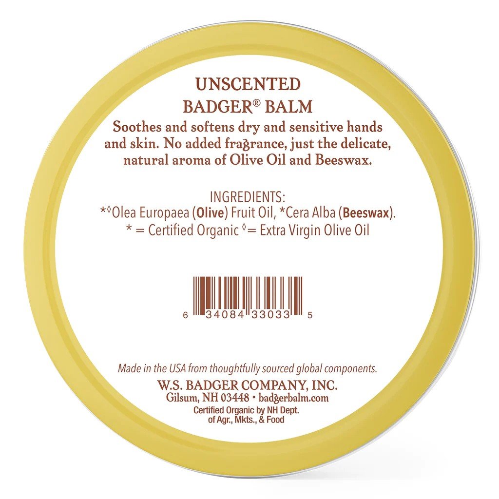 Badger Badger Balm Unscented 2 oz Tin