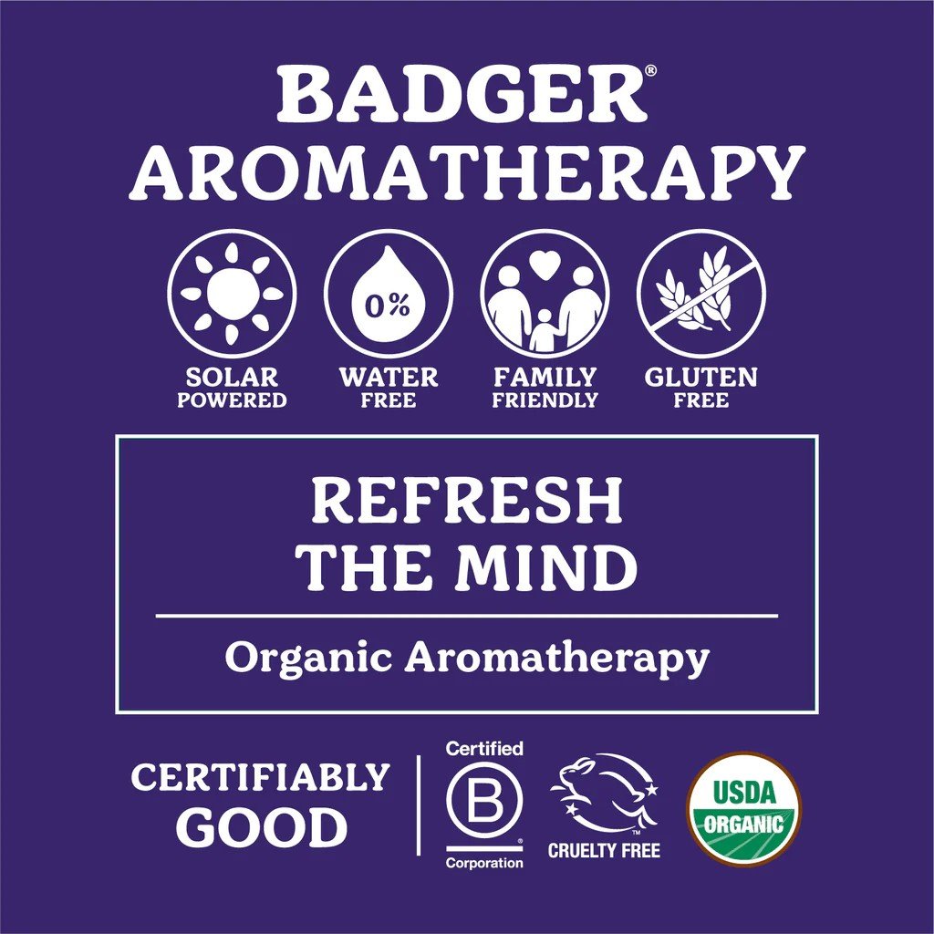 Badger Aromatherapy Travel Kit 5 Pack Box