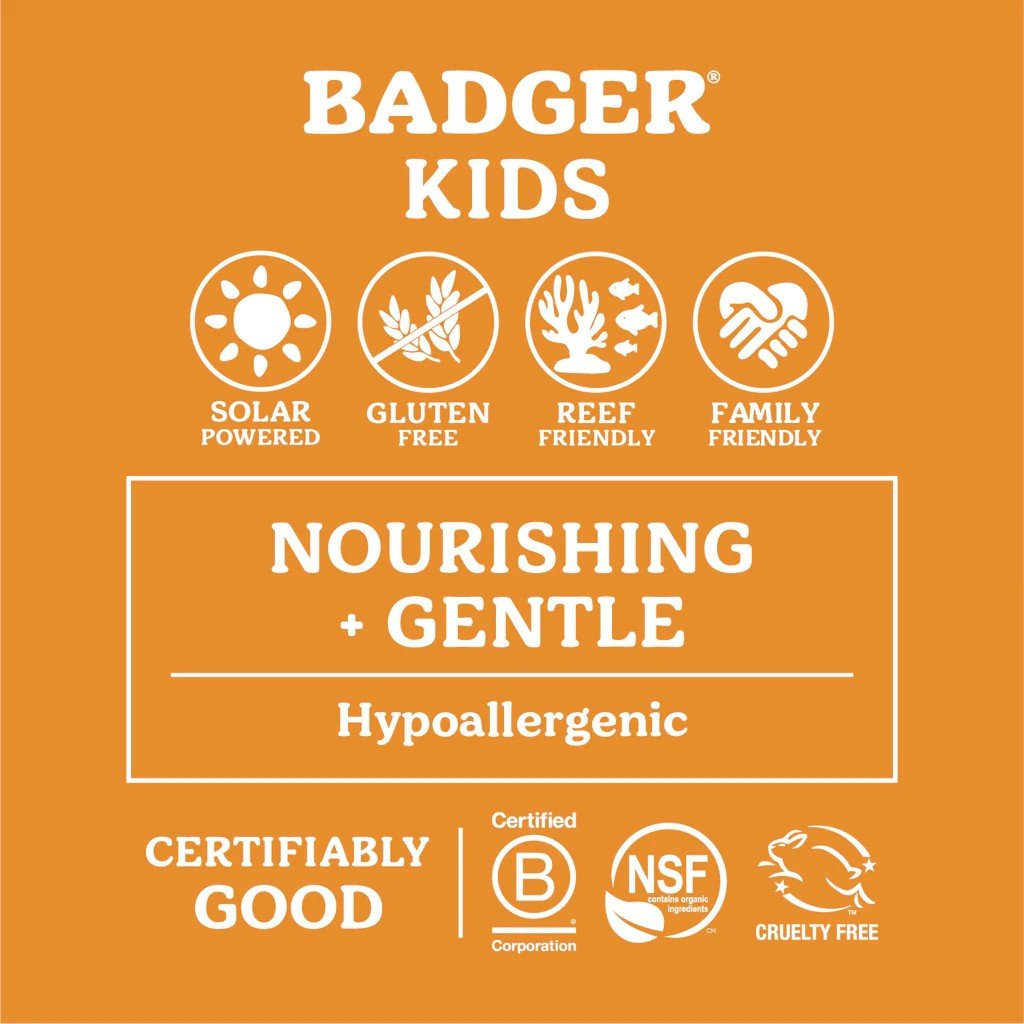 Badger SPF 35 Kids Clear Zinc Face Stick .65oz Stick