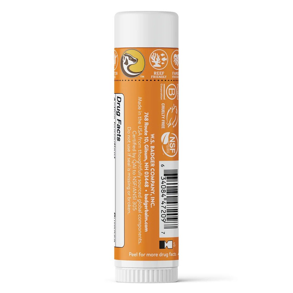 Badger SPF 35 Kids Clear Zinc Face Stick .65oz Stick