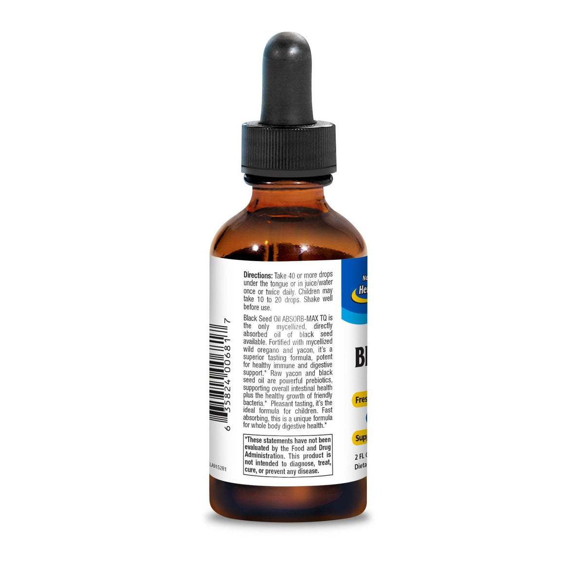 North American Herb &amp; Spice Black Seed Oil - ABSORB-MAX TQ 2 oz Liquid