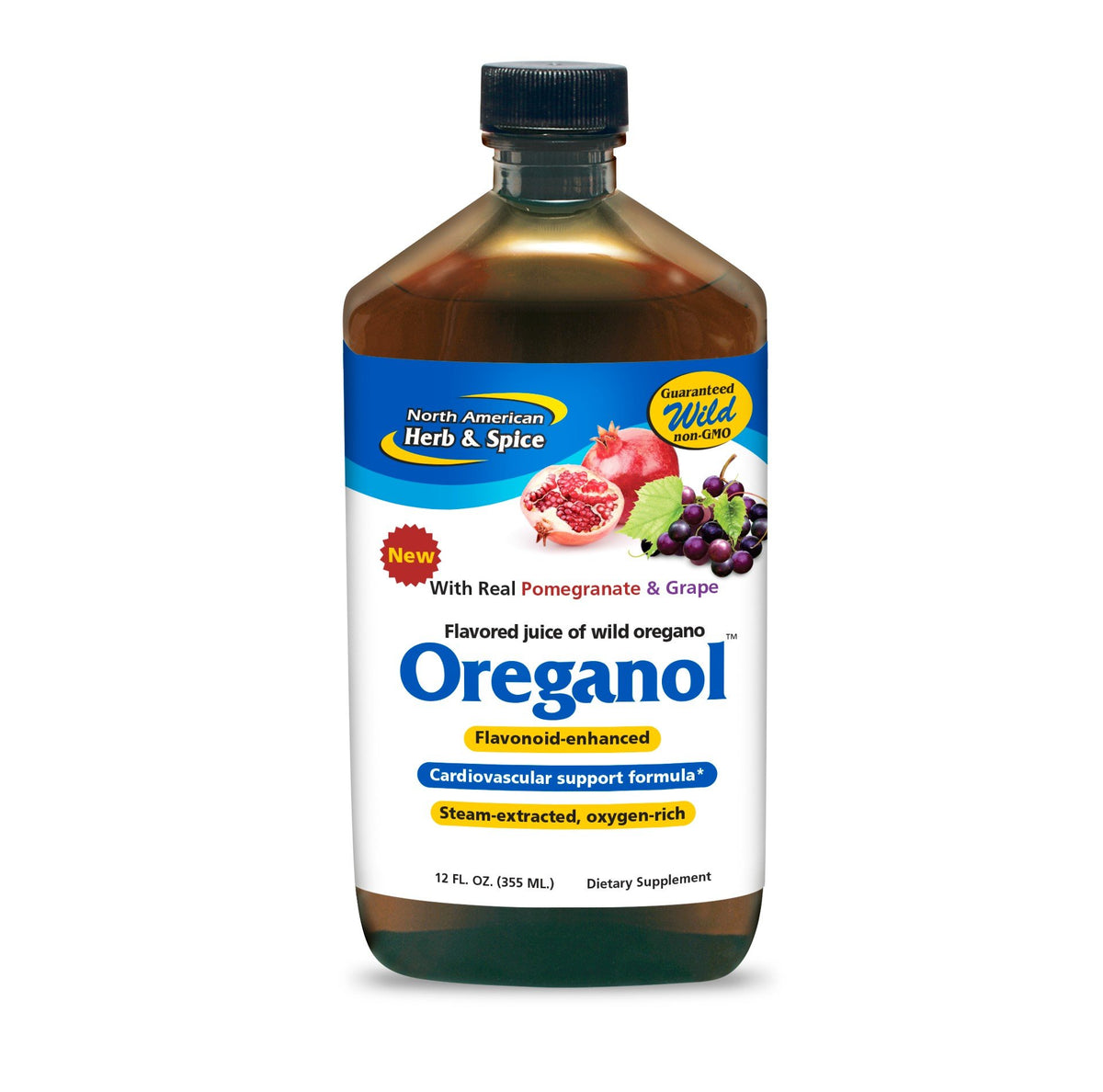 North American Herb &amp; Spice Oreganol Juice (Pomegranate &amp; Grape) 12 fl oz Liquid