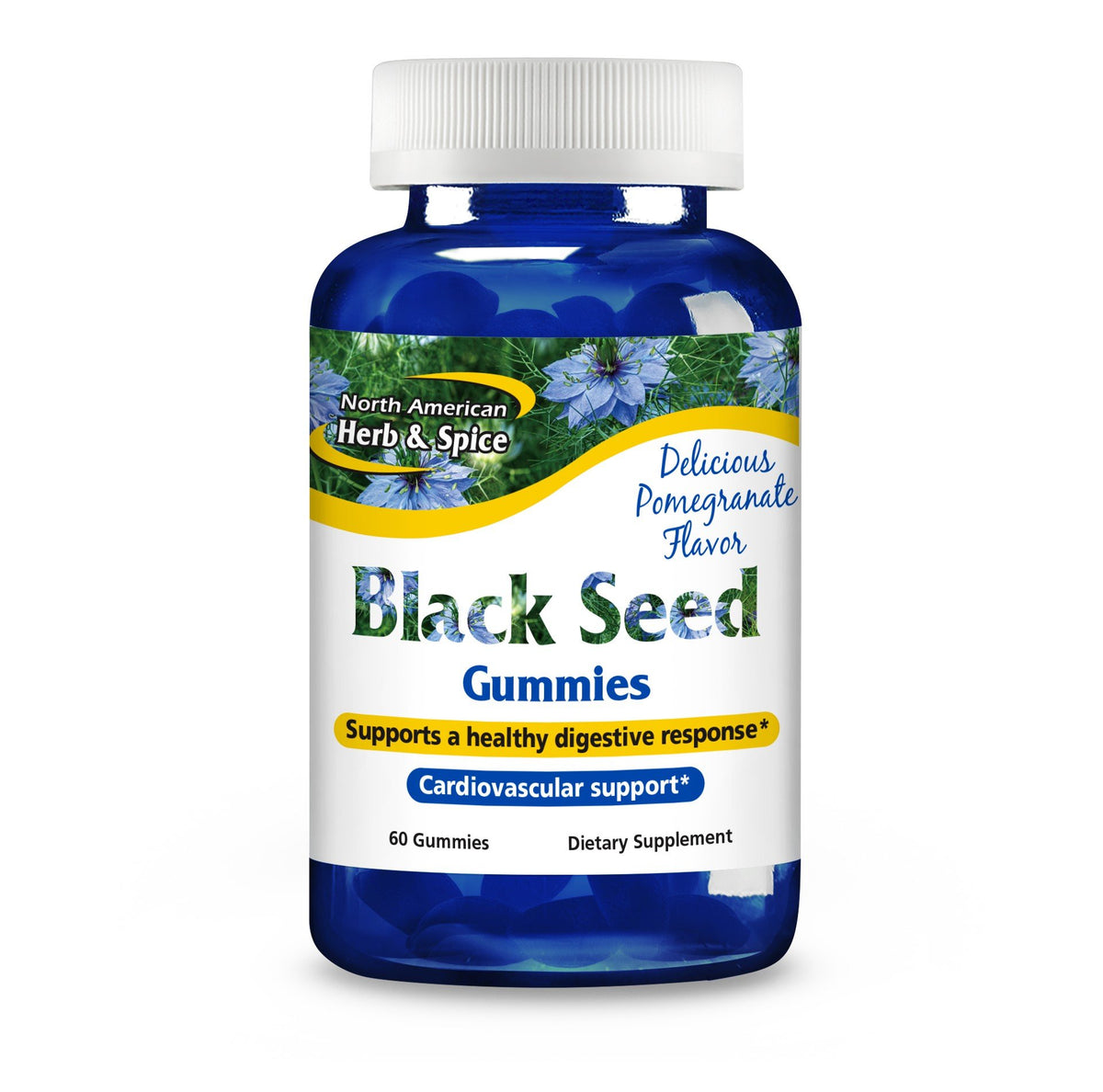 North American Herb &amp; Spice Black Seed Gummies 60 Gummy