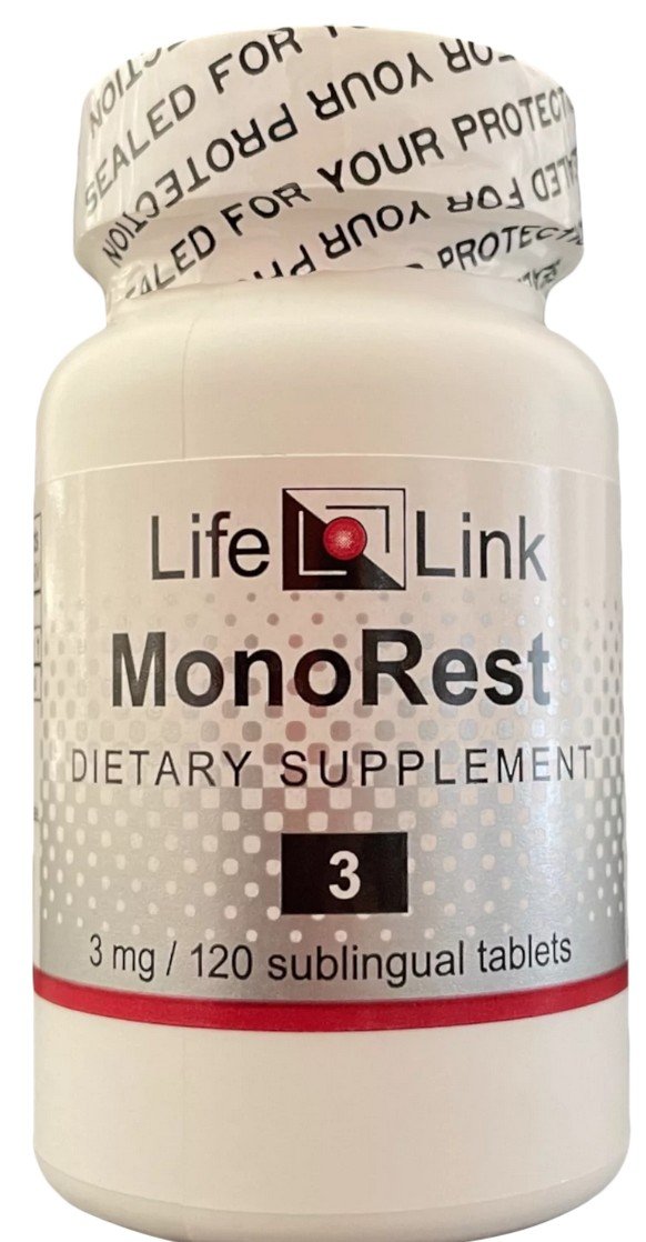 LifeLink MonoRest (Melatonin ) 3mg 120 Tablet