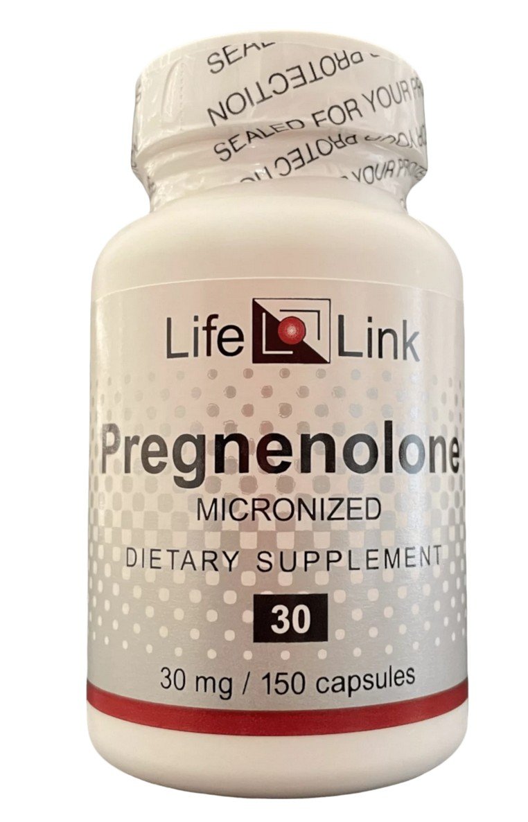 LifeLink Pregnenolone 30mg 150 Capsule