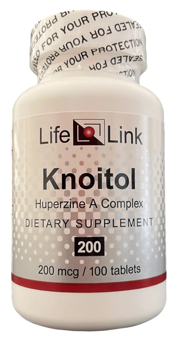 LifeLink Knoitol Huperzine-A Complex 200mcg 100 Tablet