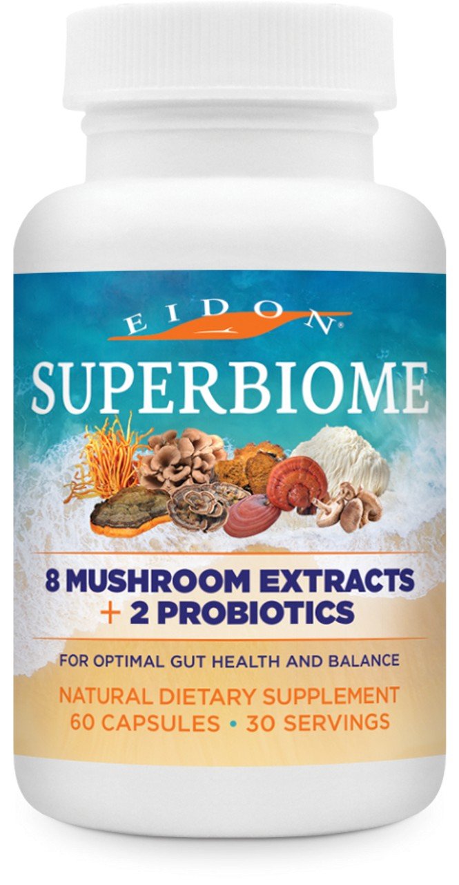 Eidon SuperBiome Mushroom Probiotic 60 Capsule