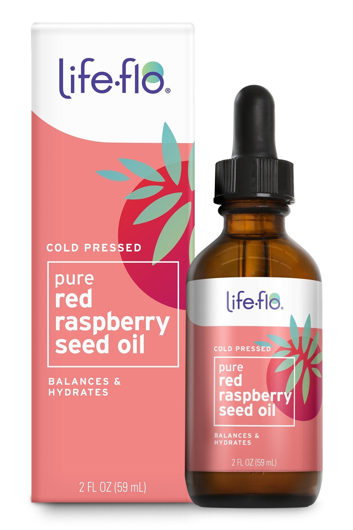 LifeFlo Pure Red Raspberry Seed Oil 2oz Liquid