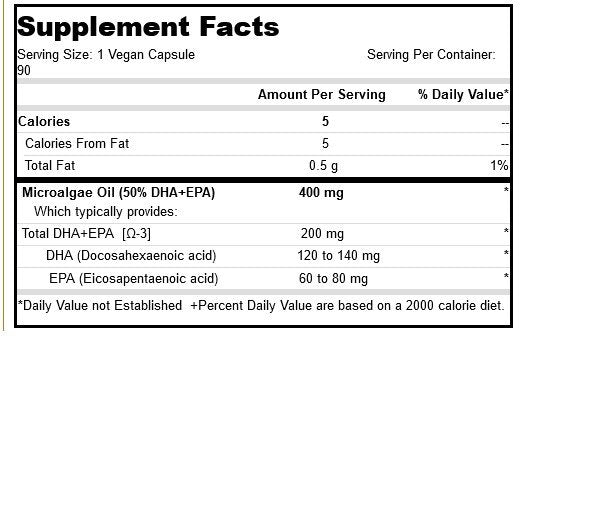 Deva Vegan Deva Vegan DHA & EPA - Delayed Release 90 VegCap