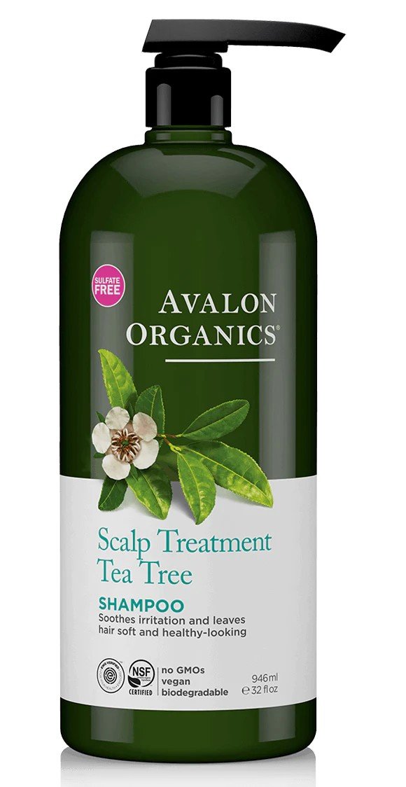 Avalon Organics Scalp Treatment Tea Tree Shampoo 32 oz Liquid