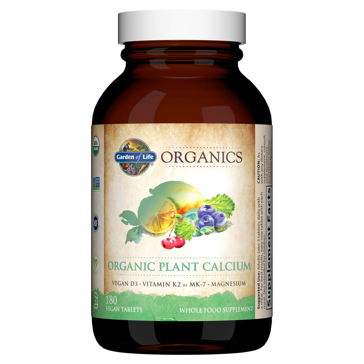 Garden of Life Garden of Life Organics Plant Calcium 180 Tablet