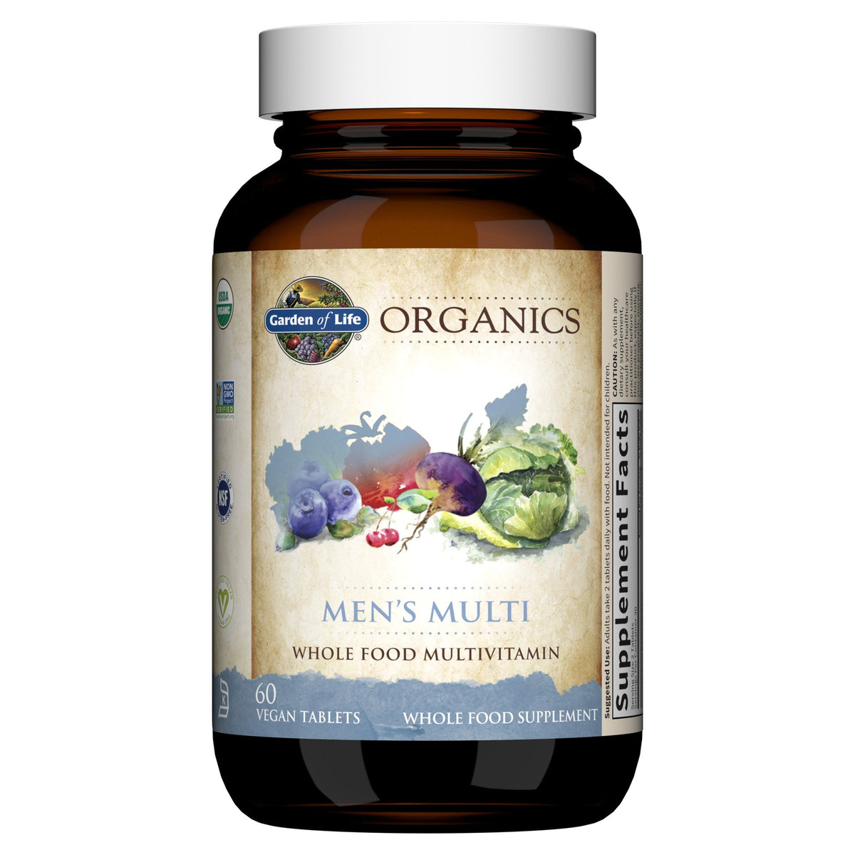 Garden of Life Garden of Life Organics Men&#39;s Multi 60 Tablet