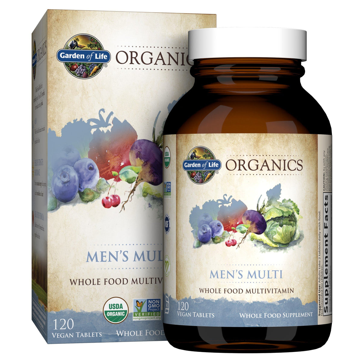 Garden of Life Garden of Life Organics Men's Multi 120 Tablet