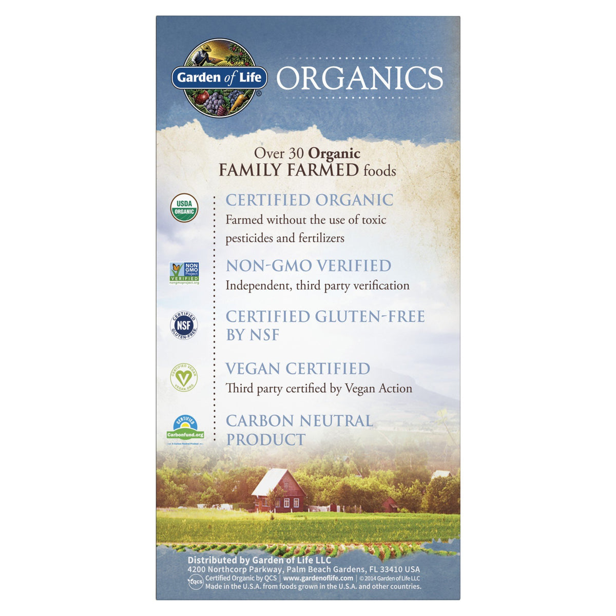 Garden of Life Garden of Life Organics Men&#39;s Multi 120 Tablet