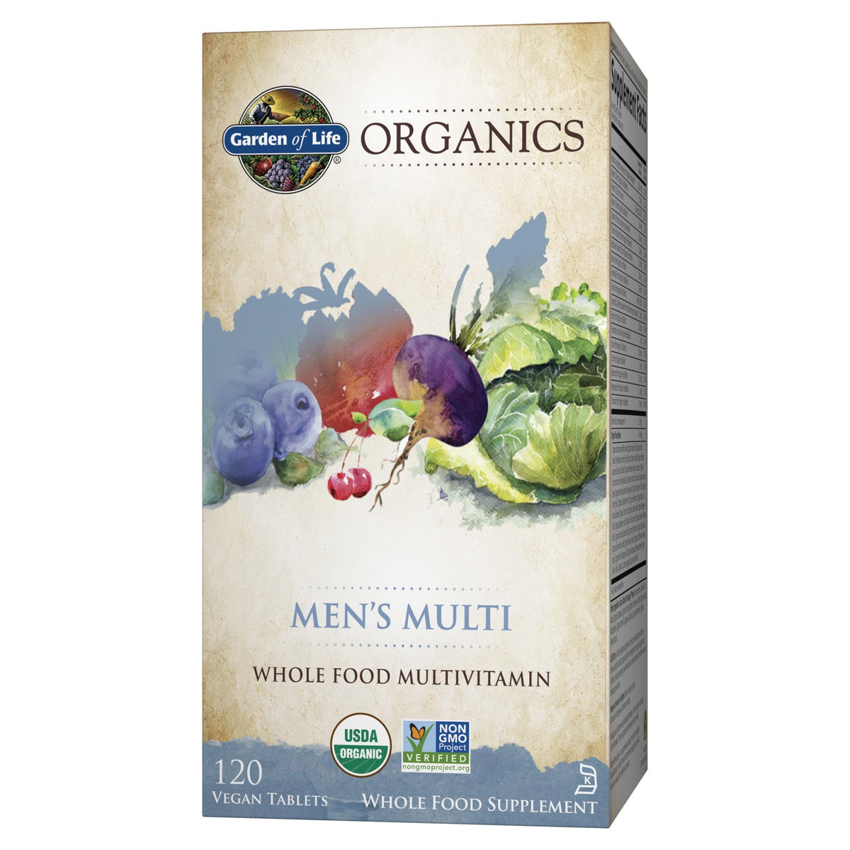 Garden of Life Garden of Life Organics Men&#39;s Multi 120 Tablet