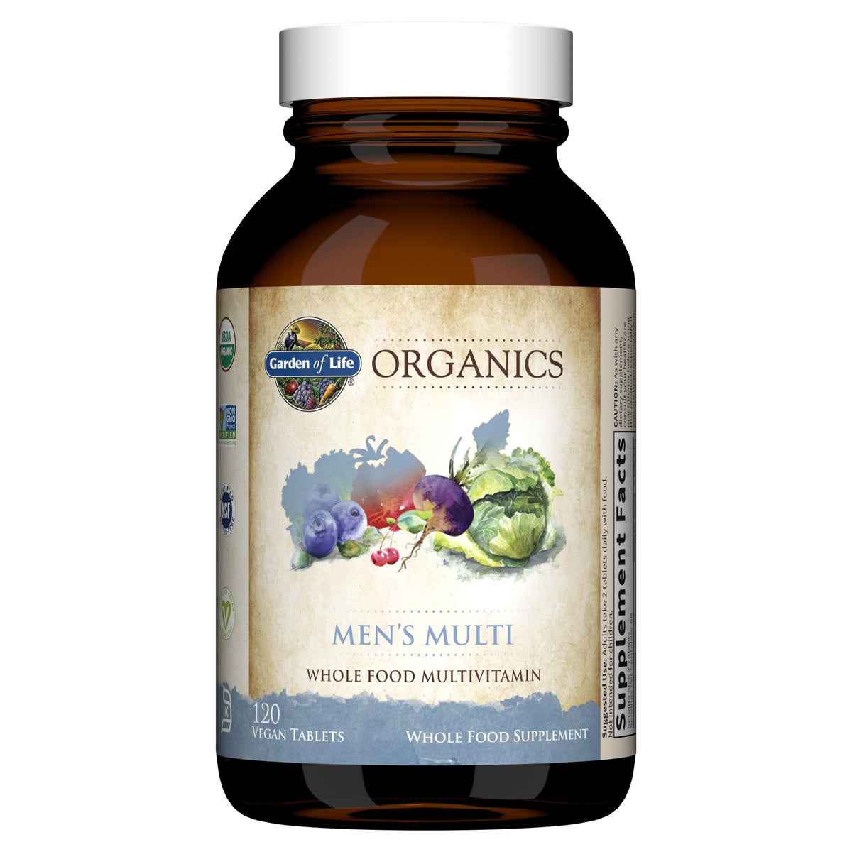 Garden of Life Garden of Life Organics Men&#39;s Multi 120 Tablet