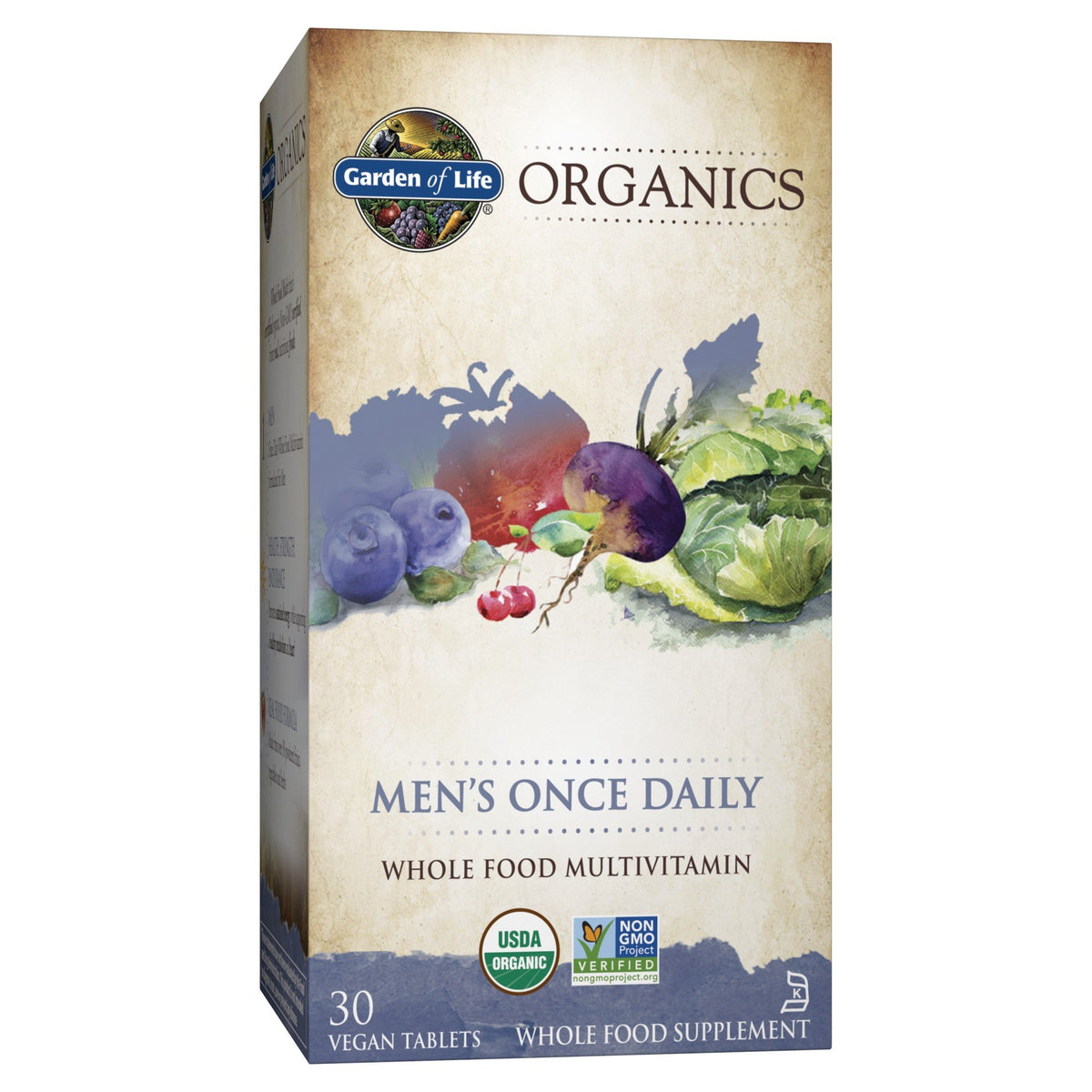 Garden of Life Garden of Life Organics Men&#39;s Once Daily 30 Tablet