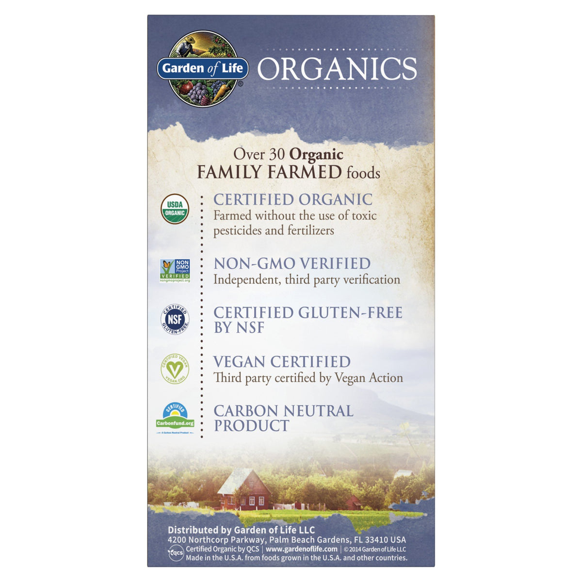 Garden of Life Garden of Life Organics Men&#39;s Once Daily 30 Tablet